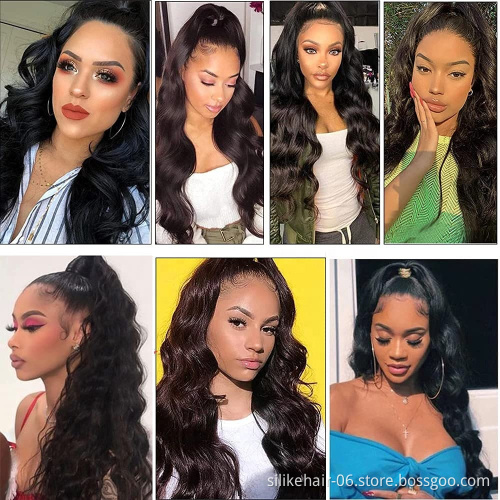 Long Curly Wavy Ponytail Extensions 30" Synthetic Heat Resistant Fiber Synthetic Wave Wraparound Pony ponytail hair extensions